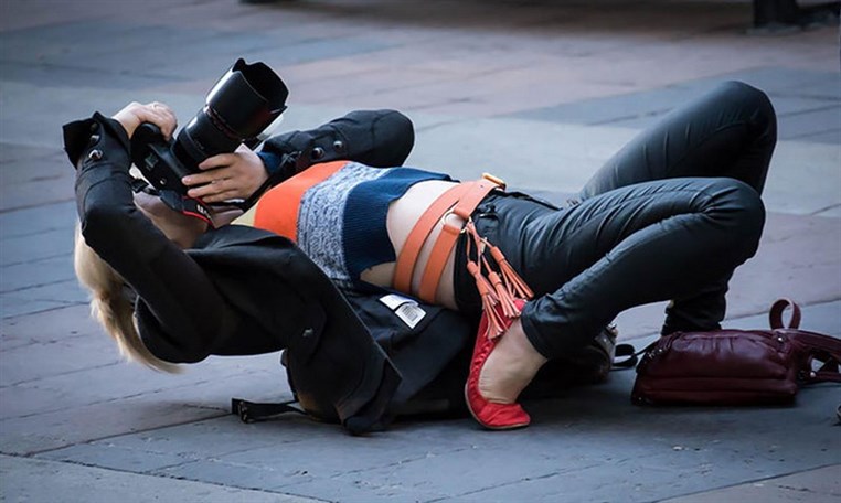 Crazy photographers who will do ANYTHING for the perfect shot